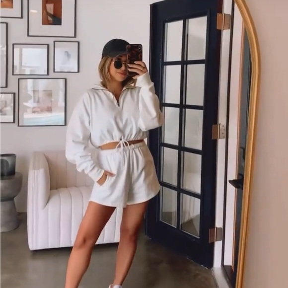 Shop Tanlines by Sivan Ayla  sweatshirt, sweatpants and short set - Picture 4 of 4